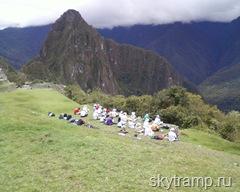 Meditation v Machu Picchhu
